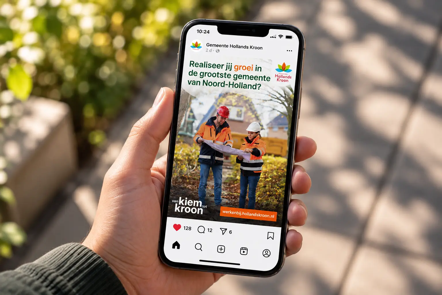 Social content Van Kiem tot Kroon voor Gemeente Hollands Kroon
